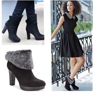 Ugg Australia Dandylion Shearling bootie Black Size 6